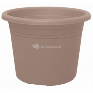 Bloempot Cylindro taupe - Ø 50 cm – 42 liter