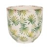 Bowl Grenada Light Green S 15x14 cm lichtgroene palm ronde bloempot voor binnen