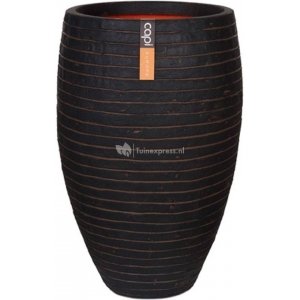 Capi Nature Row NL vase elegant luxe M 39x39x60cm Bruin bloempot