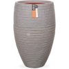 Capi Nature Row NL vase elegant luxe XL 56x56x86cm Grijs bloempot