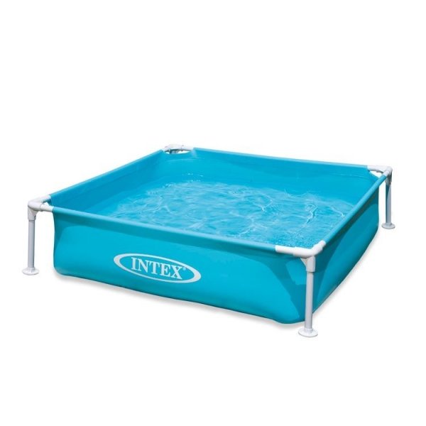 Intex kinderzwembad - Mini Frame Pool - blauw (122 x 122 cm)