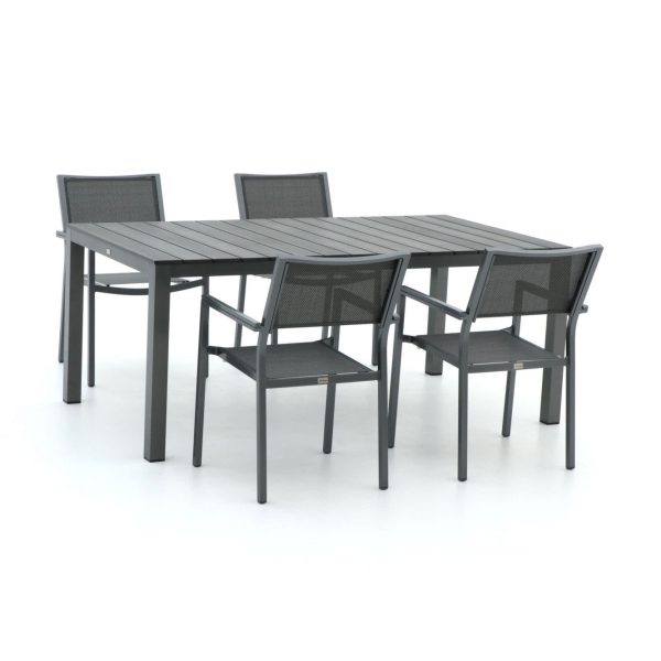 Bellagio Roma/Fidenza 180cm dining tuinset 5-delig stapelbaar