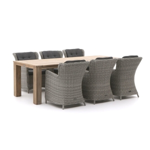 Intenso Milano/ROUGH-X 240cm dining tuinset 7-delig