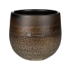 Pot Mya Deep Champagne 18x16 cm ronde bruine bloempot voor binnen