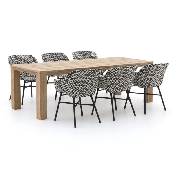 Hartman Delphine/ROUGH-X 240cm dining tuinset 7-delig