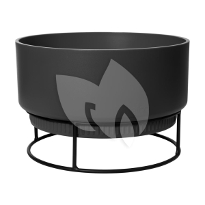 Elho B for studio bowl S zwart bloempot op standaard