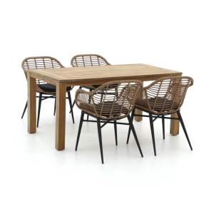 Intenso Azora/ROUGH-S 160cm dining tuinset 5-delig