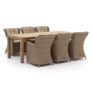 Intenso Milano/ROUGH-S 220cm dining tuinset 7-delig