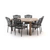 Hartman Berkeley/Triangular 170cm dining tuinset 7-delig