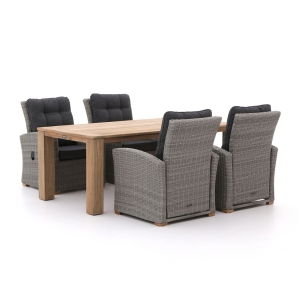 Intenso Mazzano/ROUGH-X 200cm lounge-dining tuinset 5-delig verstelbaar