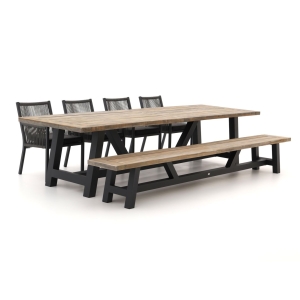 Manifesto Rivola/Bresimo 330cm dining tuinset met bank 6-delig