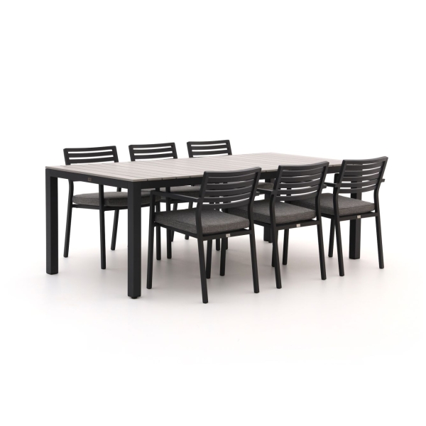 Bellagio Rumo/Fidenza 220cm dining tuinset 7-delig