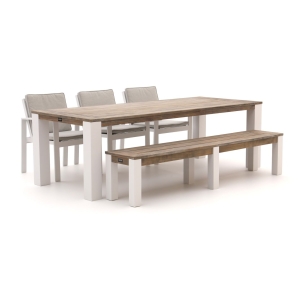 Bellagio Vezzano/ROUGH-X 240cm dining tuinset met bank 5-delig