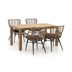 Intenso Asti/ROUGH-S 160cm dining tuinset 5-delig