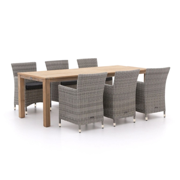 Intenso Borno/ROUGH-S 220cm dining tuinset 7-delig