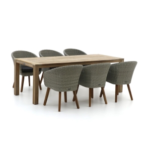 Intenso Tropea/ROUGH-S 220cm dining tuinset 7-delig