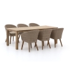 Intenso Tropea/ROUGH-S 220cm dining tuinset 7-delig