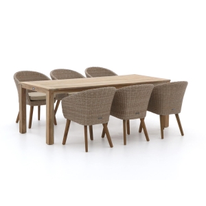 Intenso Tropea/ROUGH-S 220cm dining tuinset 7-delig